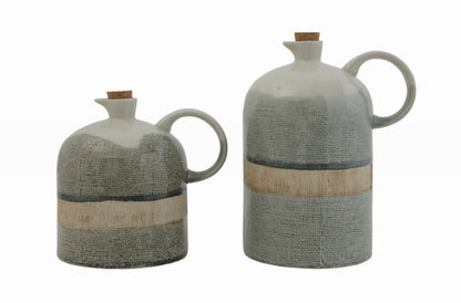 Ceramic Jug w/ Cork Stopper