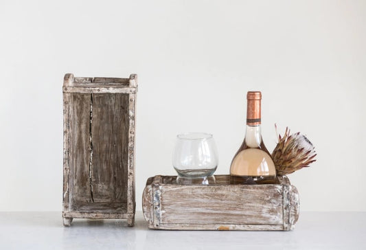 White Found Wood Brick Mold