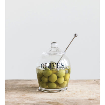Olives Jar w/ Spoon