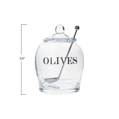 Olives Jar w/ Spoon