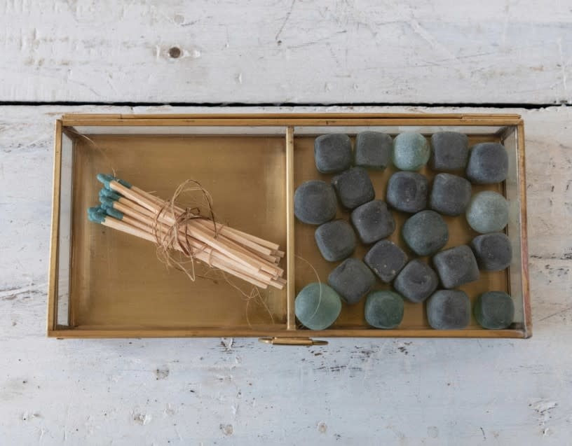 Brass + Glass Display Box | 9inx4in