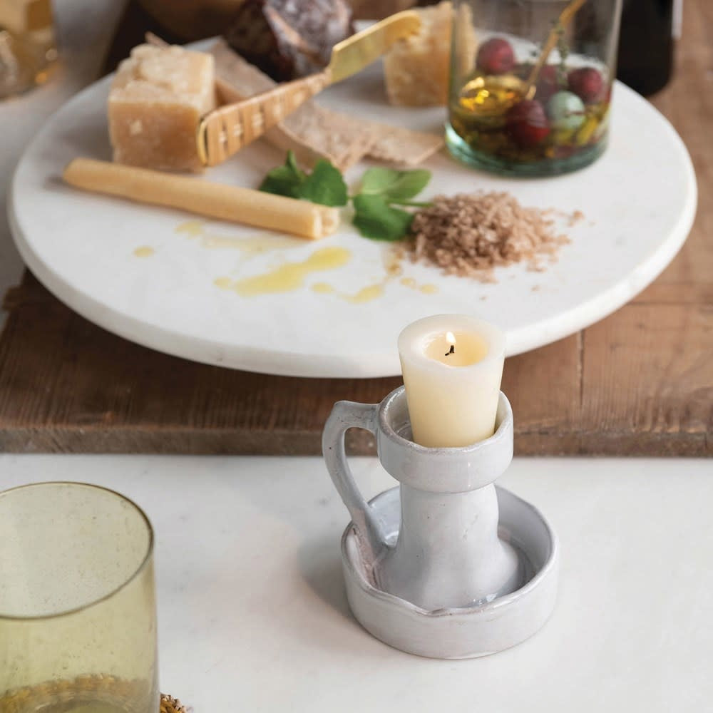 White Marble Lazy Susan