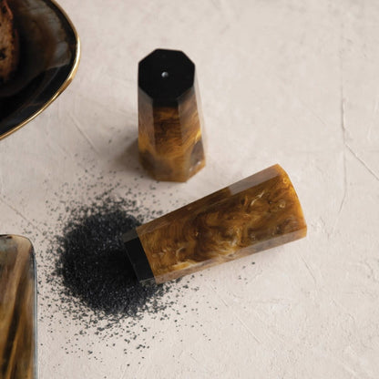 3.5" Horn Salt & Pepper Shaker Set