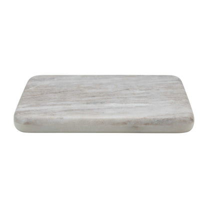 10x7" Rectangle Marble Gray Cheese Board