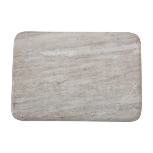 10x7" Rectangle Marble Gray Cheese Board