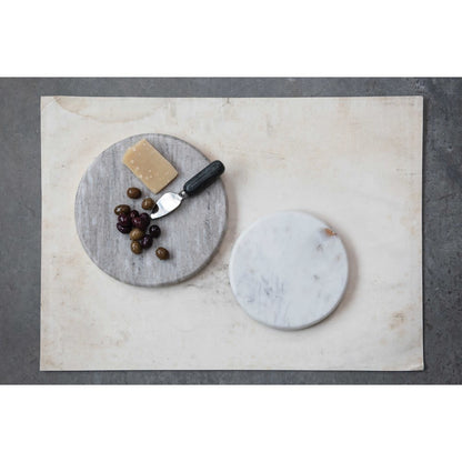 Gray/White Reversible Marble Cutting Board