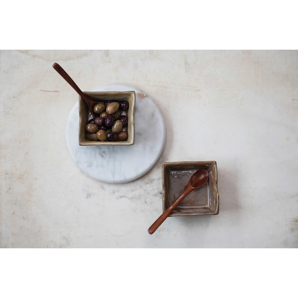 Gray/White Reversible Marble Cutting Board