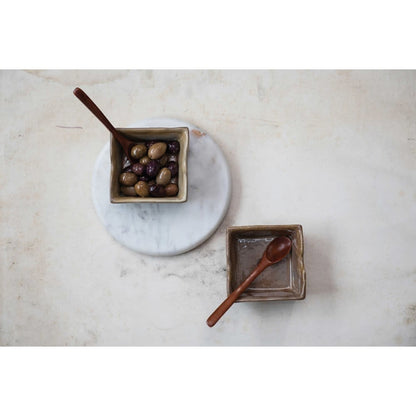 Gray/White Reversible Marble Cutting Board
