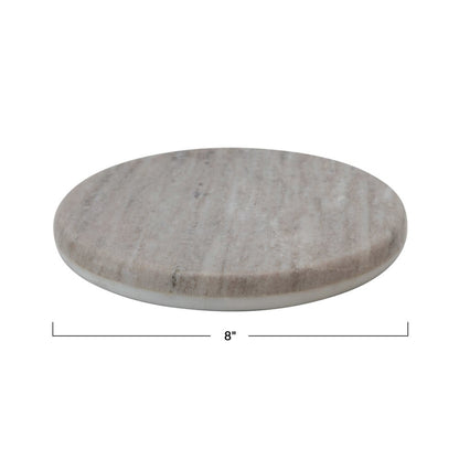 Gray/White Reversible Marble Cutting Board