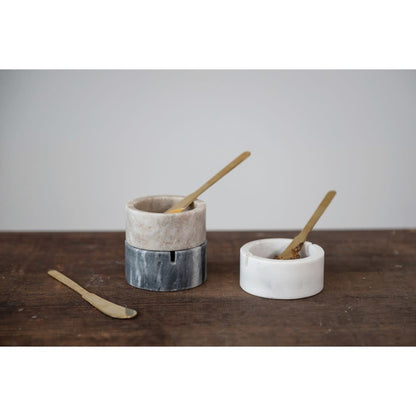 Marble Bowl w/ Knife