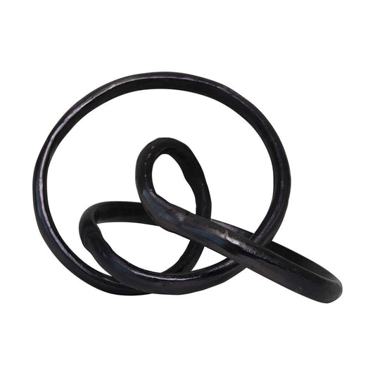 Black Metal Swirl Object