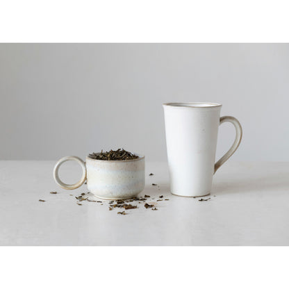 White Glazed Stoneware Mug | 16oz