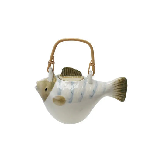 Hand Painted Teapot Strainer + Handle | 24oz
