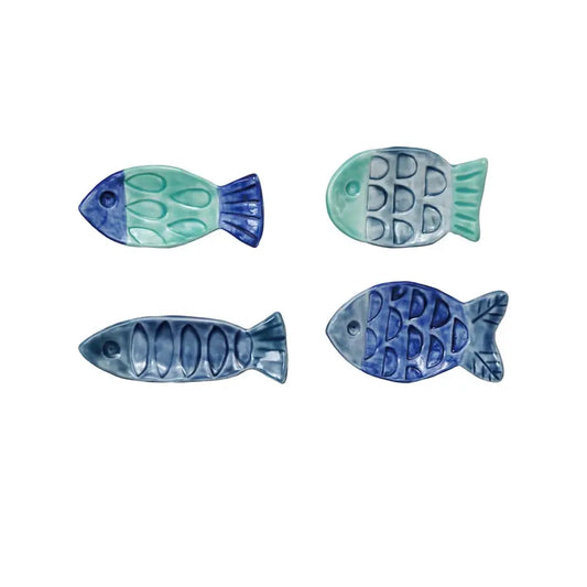 Hand Painted Fish Dish | Assorted 4in