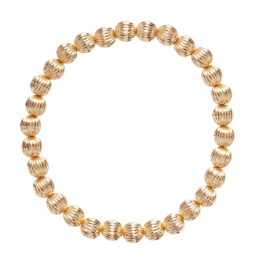 Dignity Gold 5mm Bead Bracelet