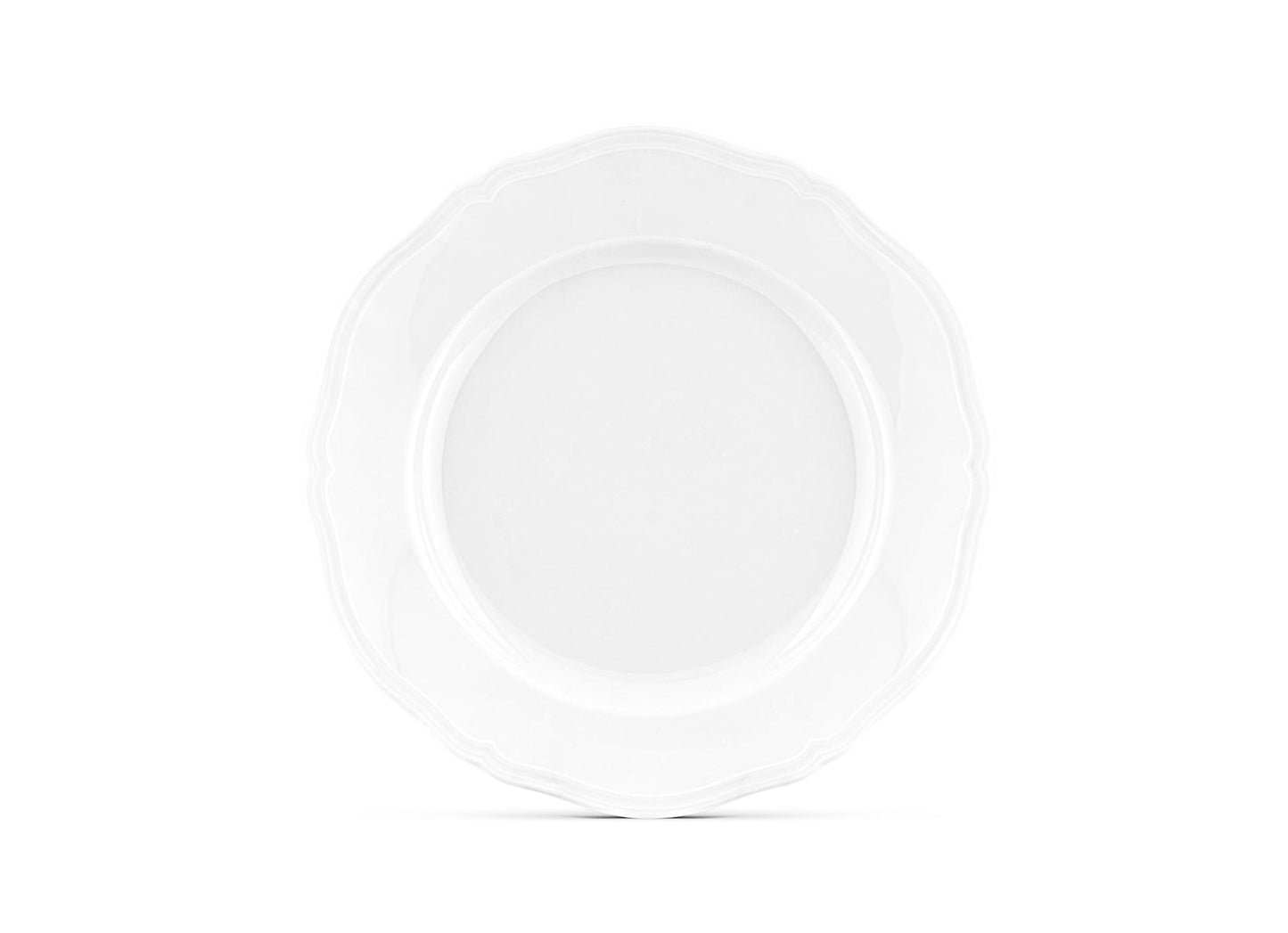 Ginori 1735 Antico Doccia Bianco Dinner Plate | 10.5in