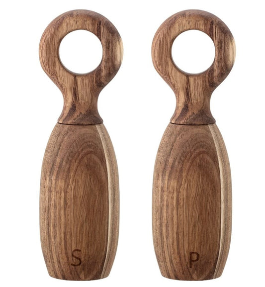 8" Acacia Wood Salt