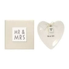 Mr. + Mrs. Heart Ring Dish