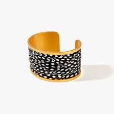 Brackish Courtney Wide Feather Cuff Bracelet