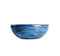 Wave Bowl Medium | Blue Swirl