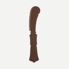 Sabre Paris Honorine Acrylic Spreader Knife | 6in Brown
