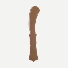 Sabre Paris Honorine Acrylic Spreader Knife | 6in Caramel