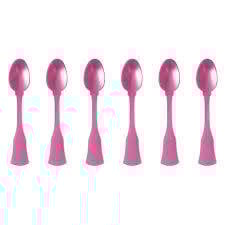 Sabre Paris Honorine Acrylic Demi-tasse Spoon | 4in Pink Candy