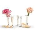 Silver Plated Single Stem Vases | Set of 5