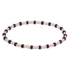 Hope Gold Sincerity  Bracelet |  Deep Purple