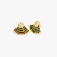 Brackish Brooks Feather Stud Earrings