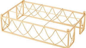 Arch Matte Gold Metal Guest Towel Holder