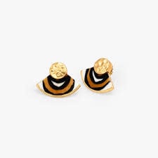 Brackish Tanana  Feather Stud Earrings