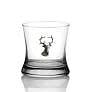 Crystal Rocks Glass |  Stag Head