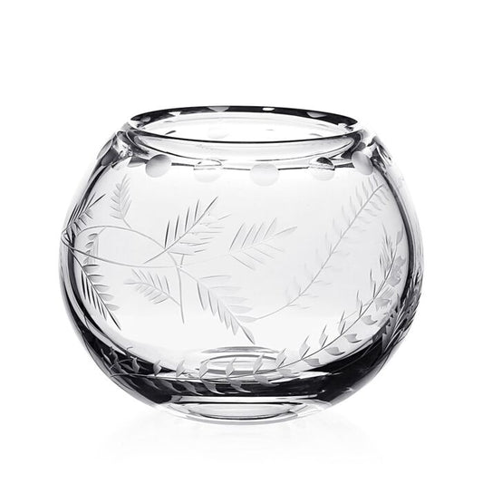 William Yeoward Crystal Fern Rose Bowl | 5in