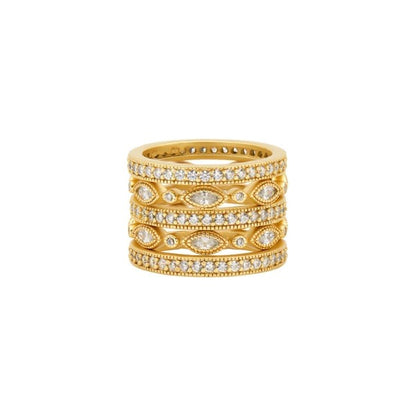 Signature Classic Marquise Eternity Stack Ring, S/5