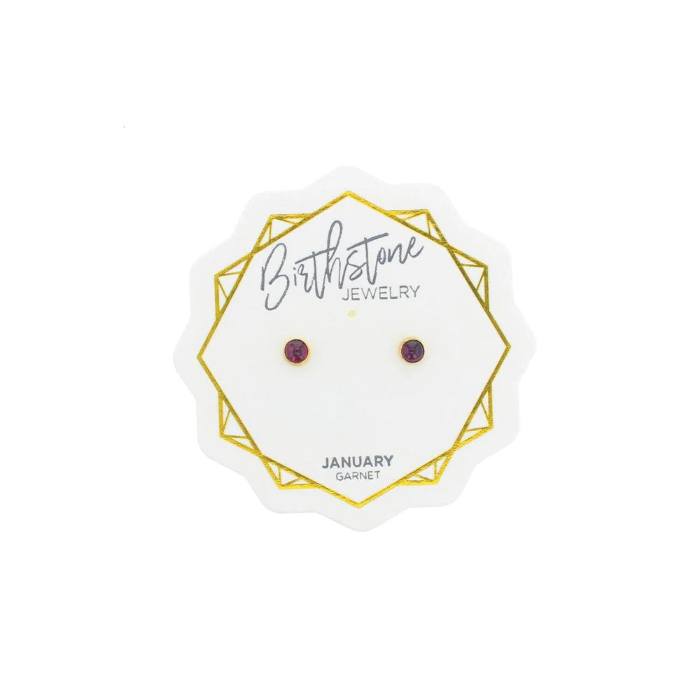 Solo Birthstone Earrings