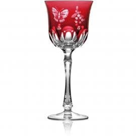 Varga Crystal Water Goblet | Springtime Raspberry 9oz