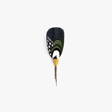 Brackish Saratoga Feather Lapel + Hat Pin