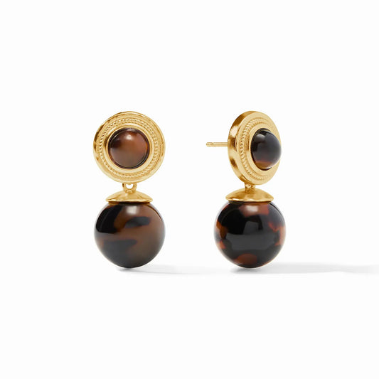 Madison Earrings | Tortoiseshell