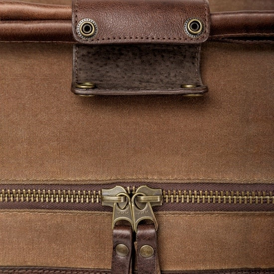 Waxed Canvas Scout Cooler in Smoke