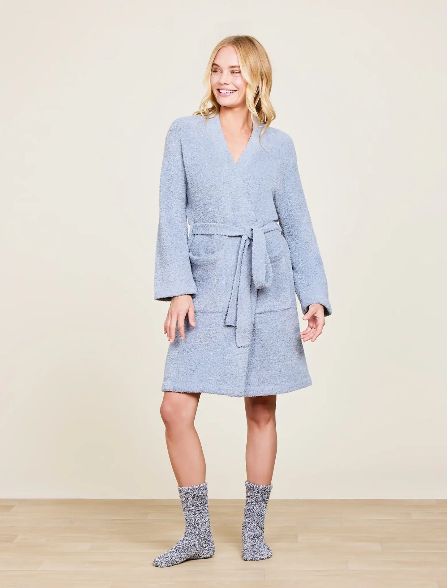 Barefoot Dreams CozyChic Solid Robe | Moonbeam S.M