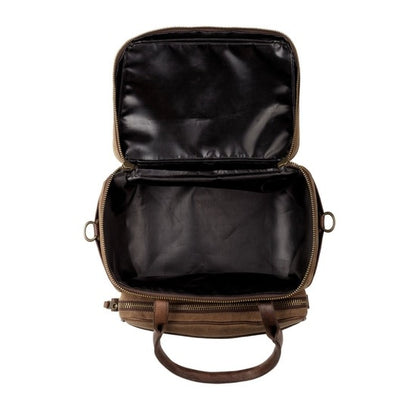 Waxed Canvas Scout Cooler in Smoke