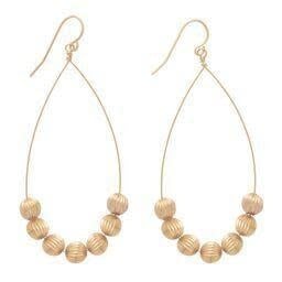Gold Dignity Teardrop Earrings