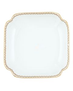 Herend Golden Laurel Square Fruit Dish | 11 in