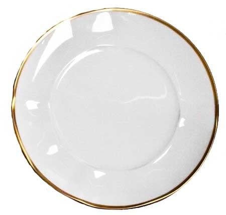 Anna Weatherley Simply Elegant Gold Salad Plate | 8.75in