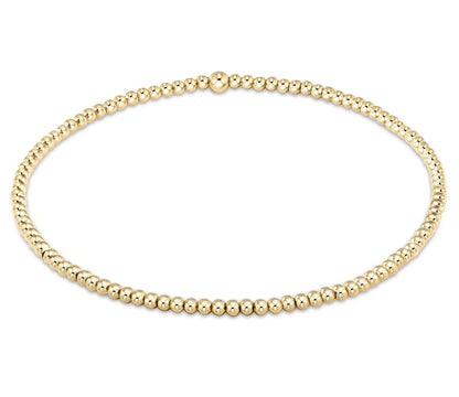 egirl Classic Gold Bead Bracelet | 2mm