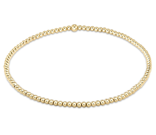 egirl Classic Gold Bead Bracelet | 2mm