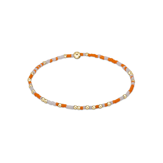 Hope Unwritten Bracelet | Orange-White