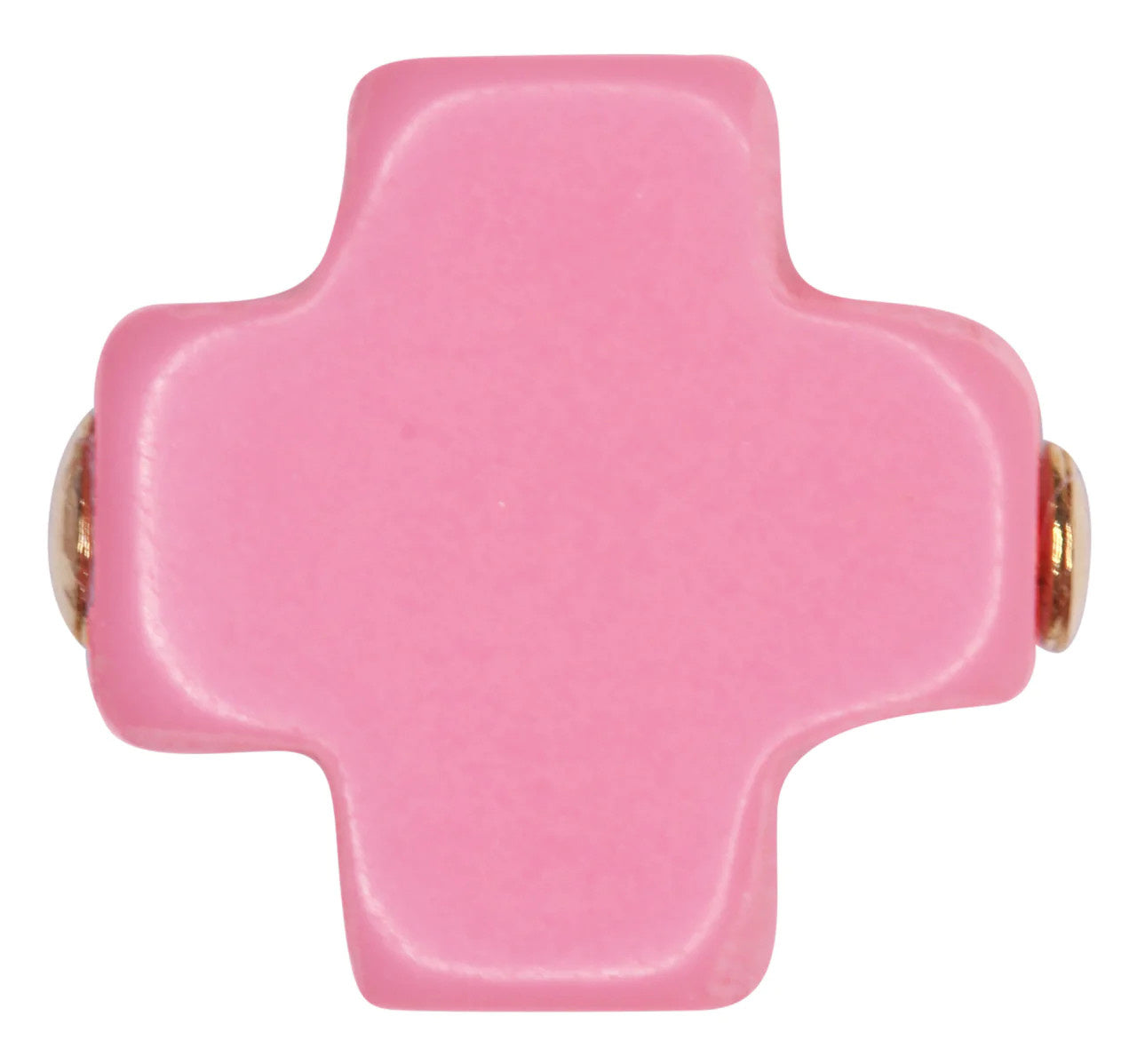 egirl Signature Cross Bracelet Gold Bright Pink