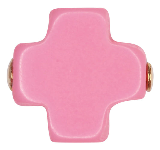 egirl Signature Cross Bracelet Gold Bright Pink